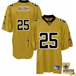 new orleans saints 25 reggie bush gold team patch