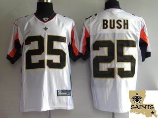 new orleans saints 25 reggie bush white team patch new orleans saints 25 reggie bush white team patch