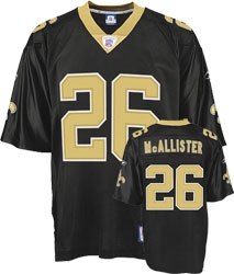 new orleans saints 26 deuce mcallister black