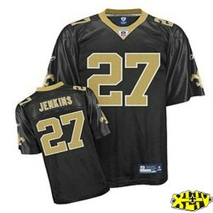 new orleans saints 27 jenkins black golden