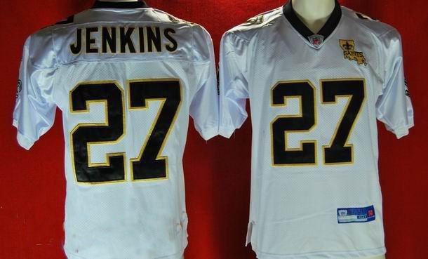 new orleans saints 27 jenkins white color jerseys