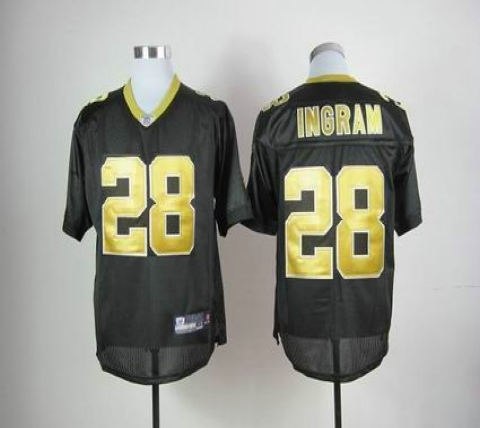 new orleans saints 28 ingram black