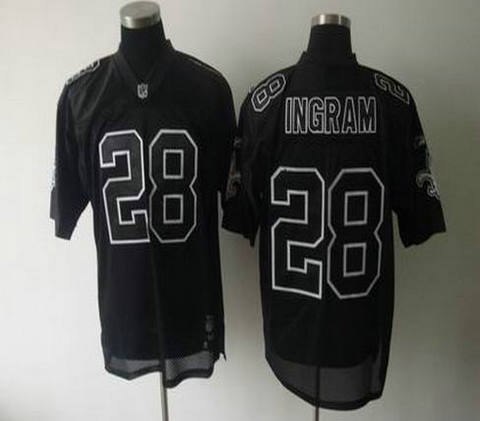 new orleans saints 28 mark ingram full black jersey new orleans saints 28 mark ingram full black jersey