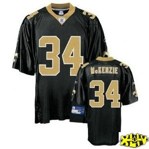 new orleans saints 34# robinson black golden