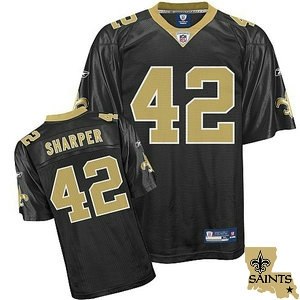 new orleans saints 42# sharper black team patch