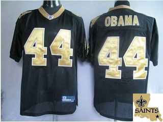 new orleans saints 44# obama black team patch