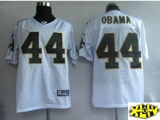 new orleans saints 44# obama white jerseys
