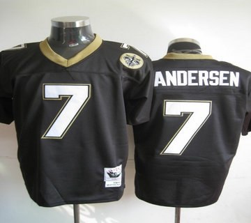 new orleans saints 7 andersen black jerseys