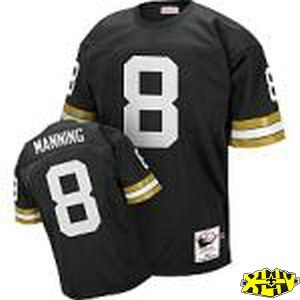 new orleans saints 8 black manning golden