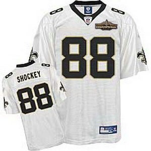 new orleans saints 88 jeremy shockey white champions patch new orleans saints 88 jeremy shockey white champions patch