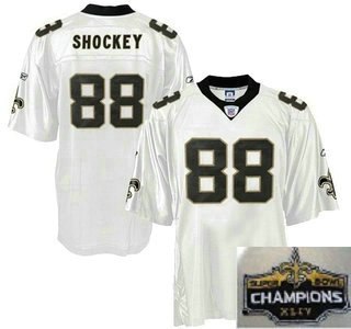 new orleans saints 88 jeremy shockey white championship jerseys new orleans saints 88 jeremy shockey white championship jerseys