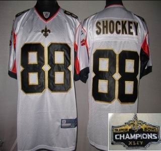 new orleans saints 88 jeremy shorkey white super bowl xliv championship new orleans saints 88 jeremy shorkey white super bowl xliv championship