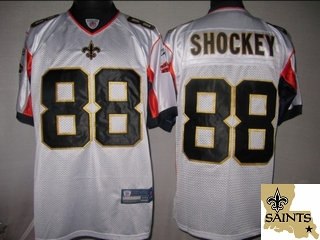 new orleans saints 88 jeremy shorkey white team patch new orleans saints 88 jeremy shorkey white team patch