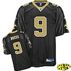 new orleans saints 9 drew brees black golden