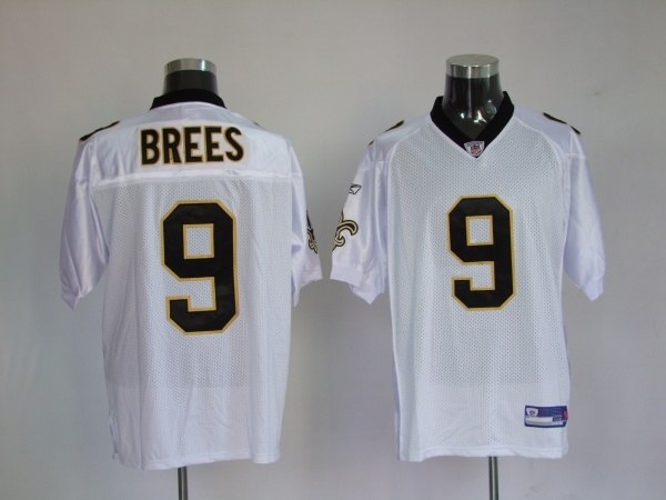 new orleans saints 9 drew brees white