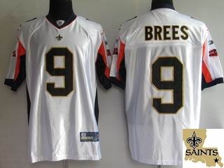 new orleans saints 9 drew brees white team patch