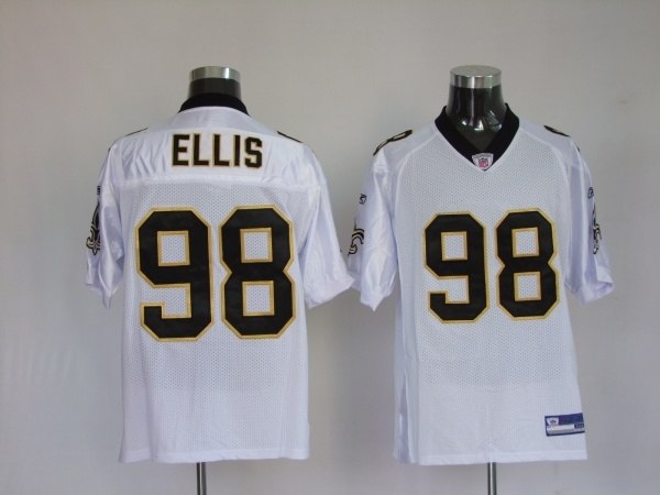 new orleans saints 98 ellis white