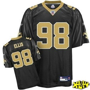 new orleans saints 98 sedrick ellis black golden new orleans saints 98 sedrick ellis black golden