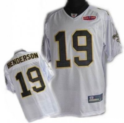 new orleans saints jersey super bowl xliv 19# henderson white jersey new orleans saints jersey super bowl xliv 19# henderson white jersey