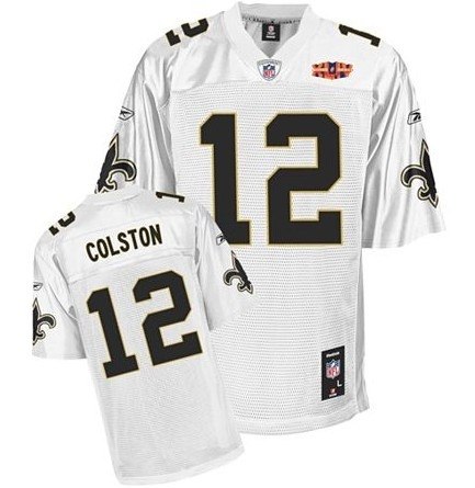 new orleans saints marques colston super bowl xliv white jerseys new orleans saints marques colston super bowl xliv white jerseys