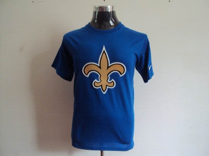 new orleans saints sideline legend authentic logo t-shirt blue