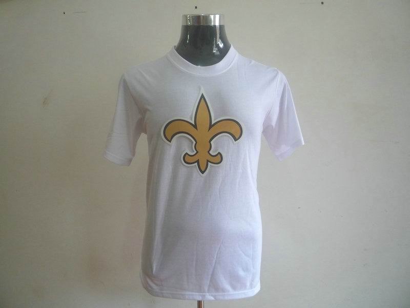new orleans saints sideline legend authentic logo t-shirt white