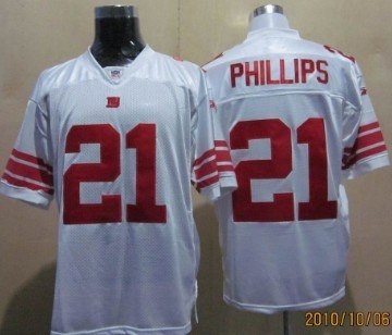 new york giants #21 phillips white