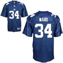 new york giants #34 ward blue jersey new york giants #34 ward blue jersey