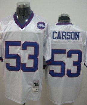 new york giants #53 harry carson throwback white new york giants #53 harry carson throwback white