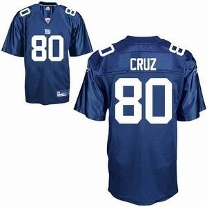 new york giants 80 victor cruz blue jersey