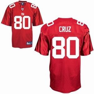 new york giants 80 victor cruz red jersey