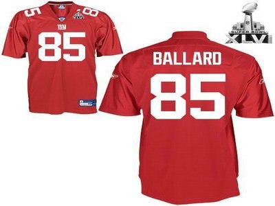new york giants 85 jake ballard red 2012 super bowl xlvi jersey black (gym) patch new york giants 85 jake ballard red 2012 super bowl xlvi jersey black (gym) patch
