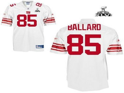 new york giants 85 jake ballard white 2012 super bowl xlvi jersey black (gym) patch new york giants 85 jake ballard white 2012 super bowl xlvi jersey black (gym) patch