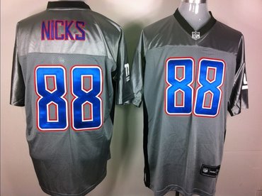 new york giants 88 hakeem nicks gray shadow jerseys new york giants 88 hakeem nicks gray shadow jerseys