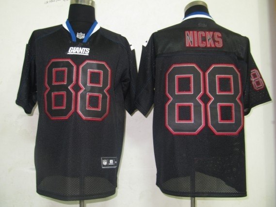 new york giants 88 nicks lights out black jersey new york giants 88 nicks lights out black jersey