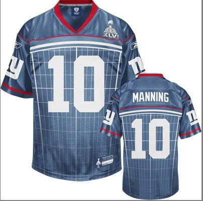 NFL new york giants eli manning #10 super bowl jersey NFL new york giants eli manning #10 super bowl jersey