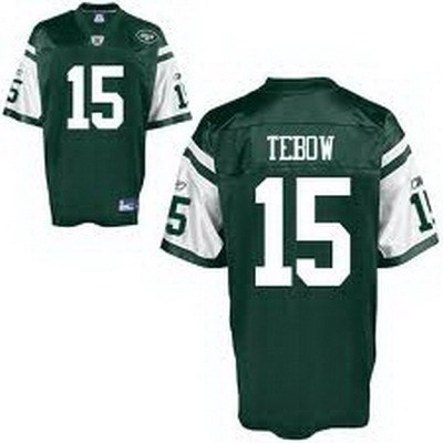 new york jets #15 tim tebow green jersey
