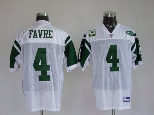 new york jets 4 brett favre white new york jets 4 brett favre white