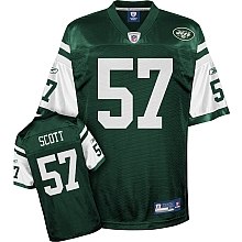 new york jets 57 bart scott color jersey
