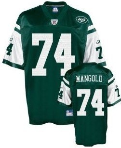 new york jets 74 mangold green jersey