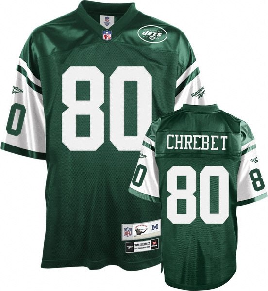 new york jets green 80 wayne chrebet green throwback jersey
