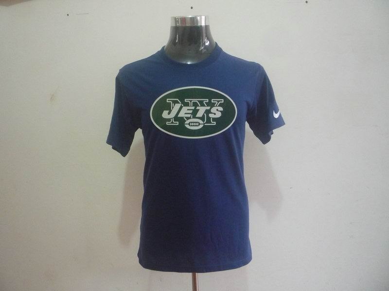 new york jets sideline legend authentic logo dri-fit t-shirt d.blue