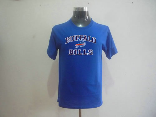 nfl buffalo bills big & tall heart & soul t-shirt blue