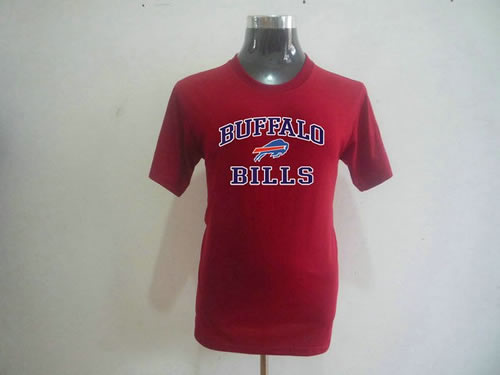 nfl buffalo bills big & tall heart & soul t-shirt red