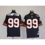 nfl chicago bears #99 hampton m&n blue(big number) nfl chicago bears #99 hampton m&n blue(big number)
