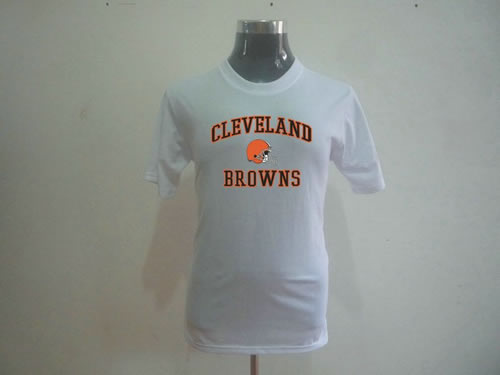 nfl cleveland browns big & tall heart & soul t-shirt white