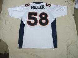 nfl denver broncos #58 miller white jerseys