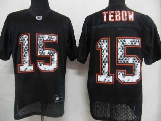 nfl denver broncos 15 tebow black united sideline jerseys nfl denver broncos 15 tebow black united sideline jerseys