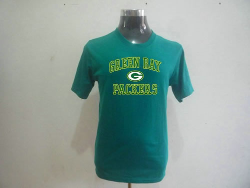 nfl green bay packers big & tall heart & soul t-shirt green