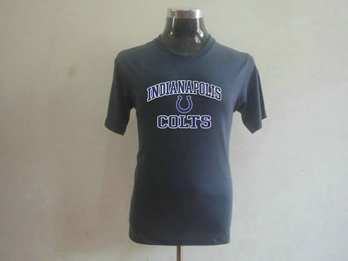 nfl indianapolis colts big & tall heart & soul t-shirt grey